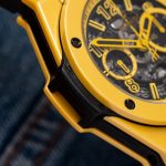 Hublot-Big-Bang-Yellow-Ceramic-Skeleton-Dial-441.CY.471Y.RX-44mm Replica Watches - 5-214