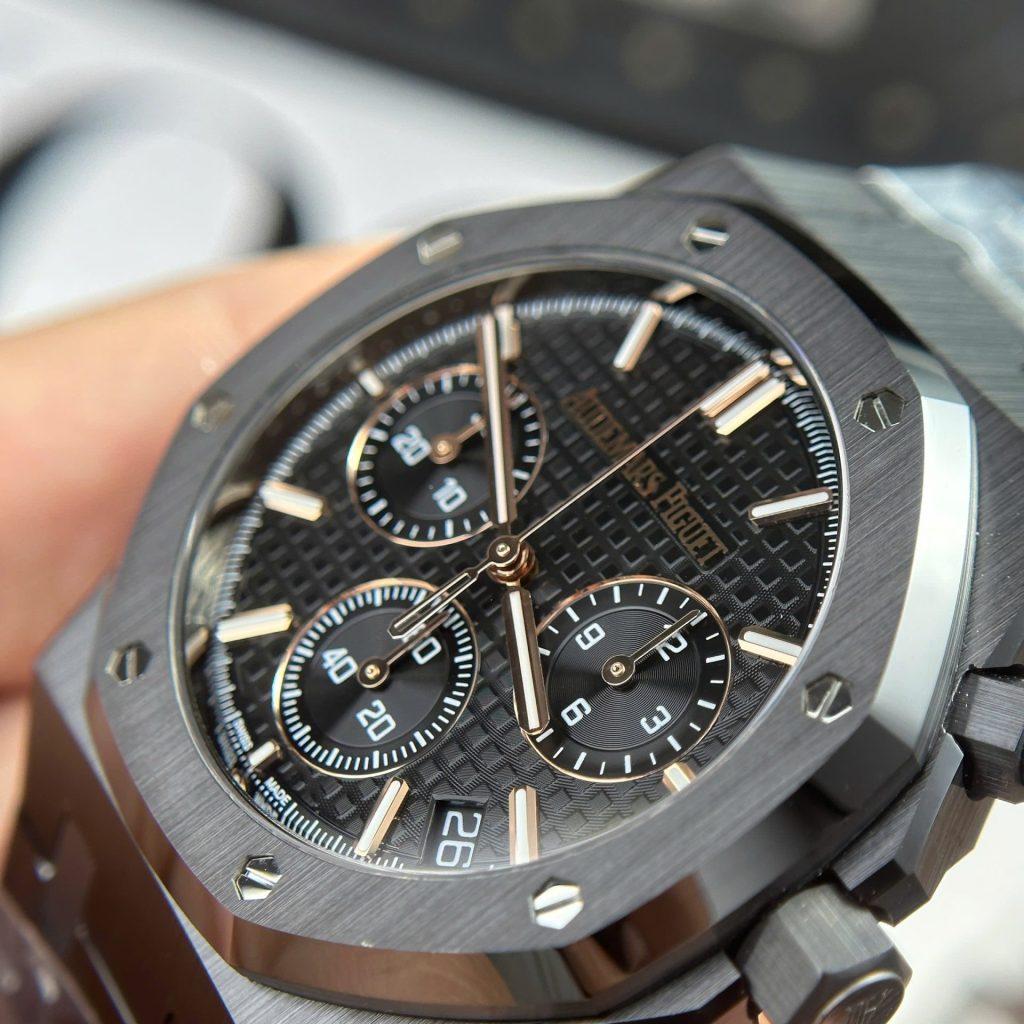 Audemars Piguet Royal Oak Chronograph 26240CE Black Dial 41mm Replica Watches - 5-38