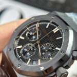 Audemars Piguet Royal Oak Chronograph 26240CE Black Dial 41mm Replica Watches - 5-38
