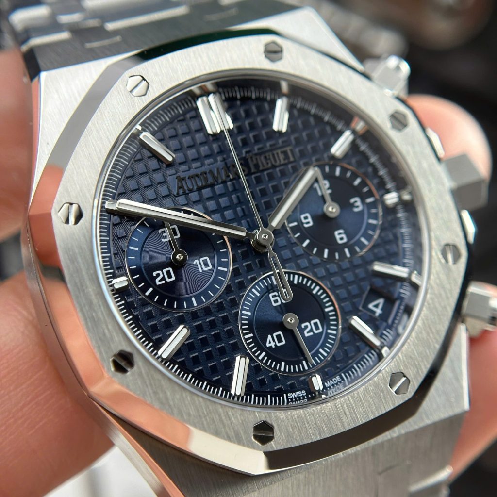 Audemars Piguet Royal Oak Chronograph 26240ST Blue Dial 41mm Replica Watches - 5-40