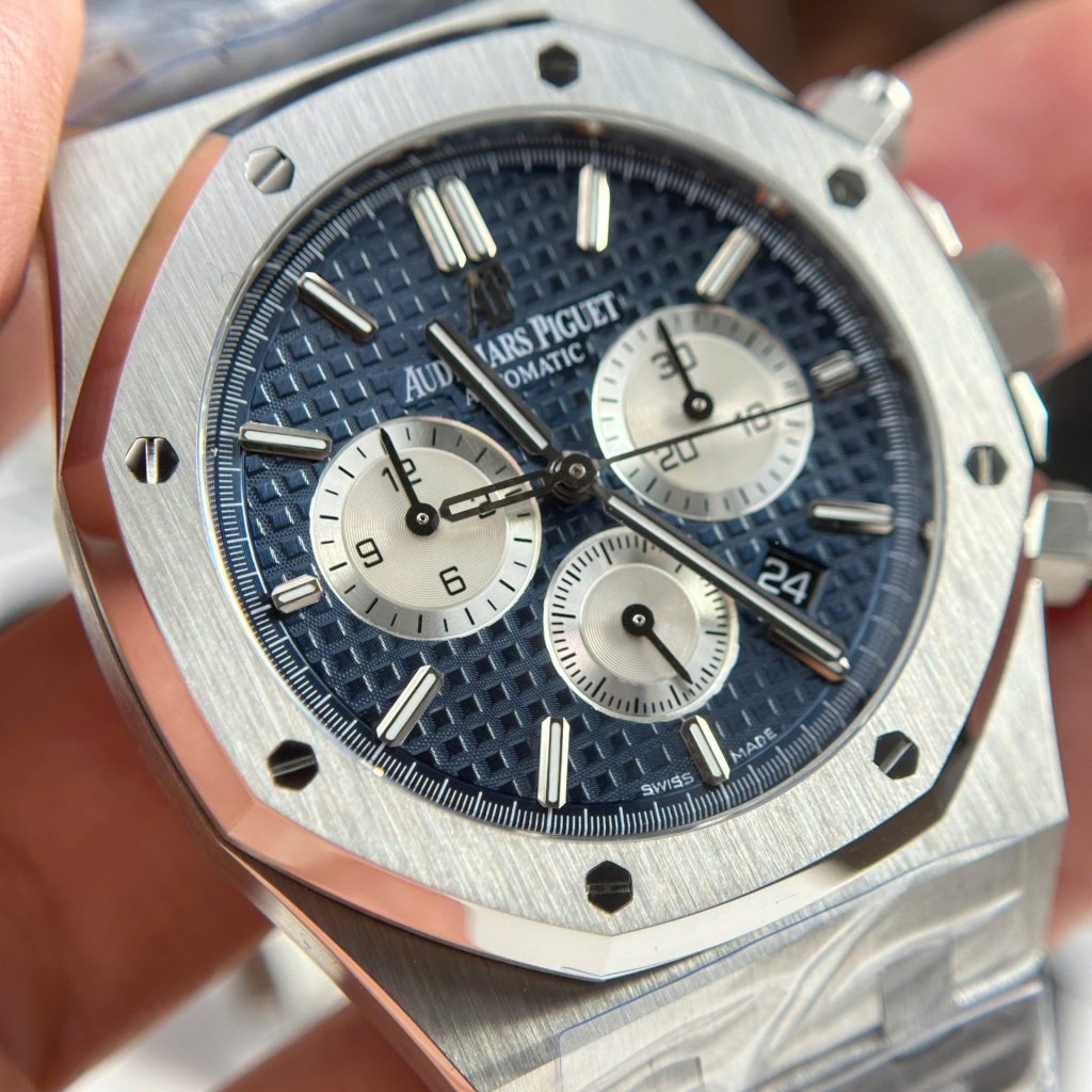 Audemars Piguet Royal Oak Chronograph 26331 Blue Dial 41mm Replica Watches - 5-42