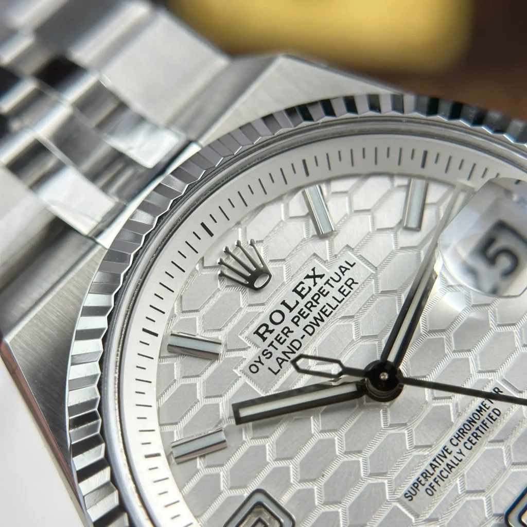 Rolex Land-Dweller 127234 White Dial 36mm Replica Watches - 6-1