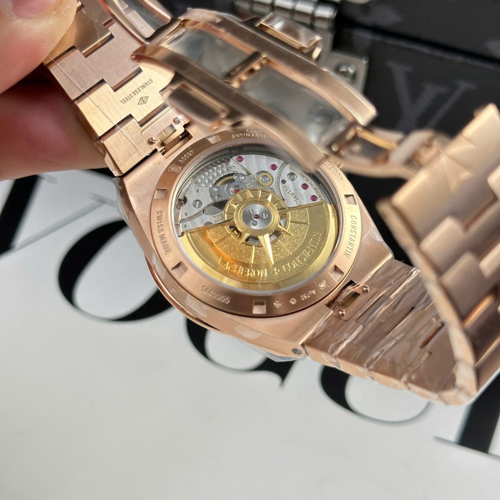 Vacheron Constantin Overseas 4500V White Dial Rose Gold 41mm Replica Watches - 6-115