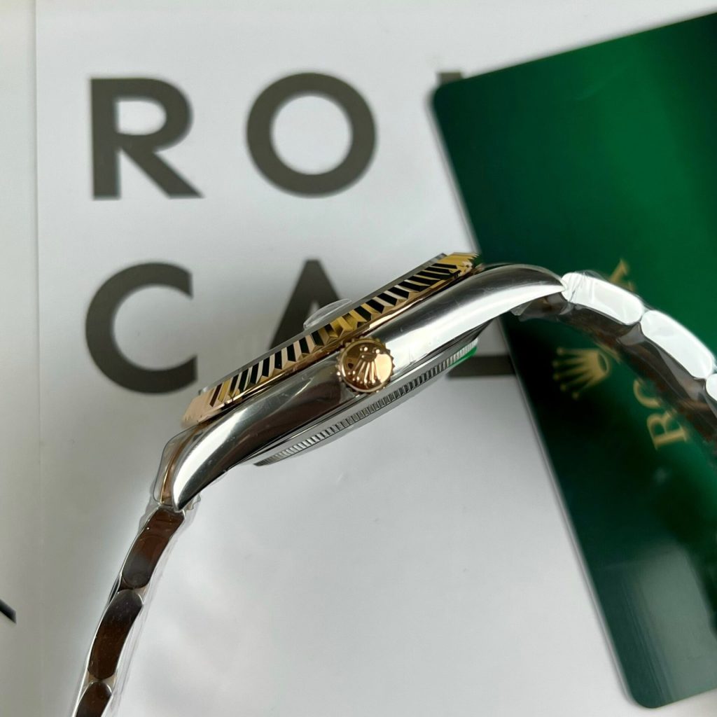 Rolex-Datejust-126331-Brown-Dial-Rose-Gold-Steel-41mm Super Clone Watches - 6-177