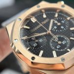 Audemars Piguet Royal Oak Chronograph 26240OR Rose Gold Black Dial 41mm Replica Watches - 6-33