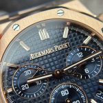 Audemars Piguet Royal Oak Chronograph 26240OR Rose Gold Blue Dial 41mm Replica Watches - 6-34