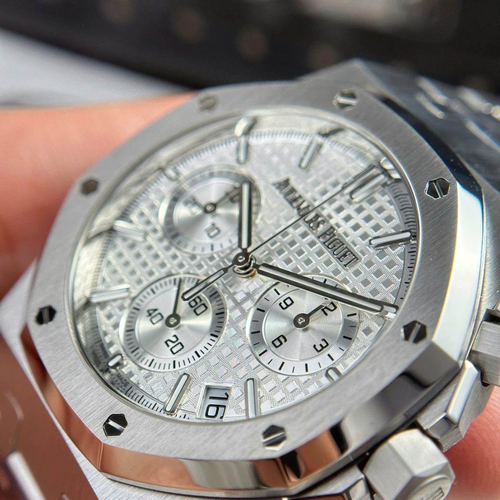 Audemars Piguet Royal Oak Chronograph 26240ST White Dial 41mm Replica Watches - 6-36