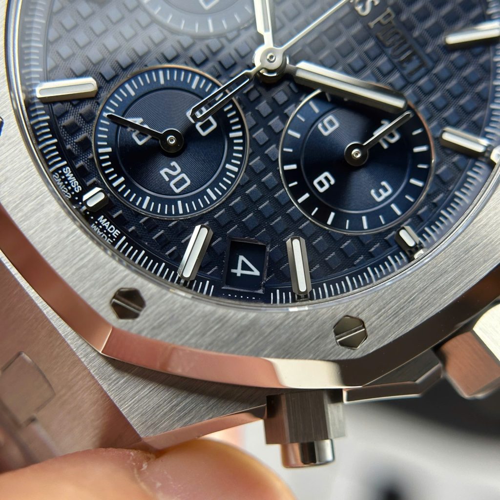 Audemars Piguet Royal Oak Chronograph 26240ST Blue Dial 41mm Replica Watches - 6-37