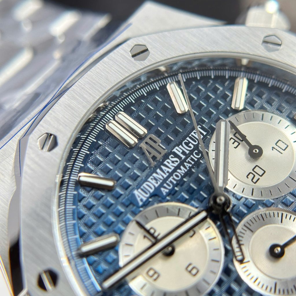 Audemars Piguet Royal Oak Chronograph 26331 Blue Dial 41mm Replica Watches - 6-39