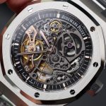 Audemars-Piguet-Royal-Oak-15407-Black-Skeleton-Dial-41mm Replica Watches - 6-7