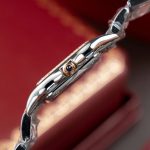 Cartier-Panthere-WSPN007-White-Dial-Two-Tone-Rose-Gold-Zircon-27x37mm Replica Watches - 7-133