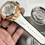 Hublot-Big-Bang-White-Dial-Rose-Gold-418.OX.2001.RX.MXM20-45mm Replica Watches - 7-171