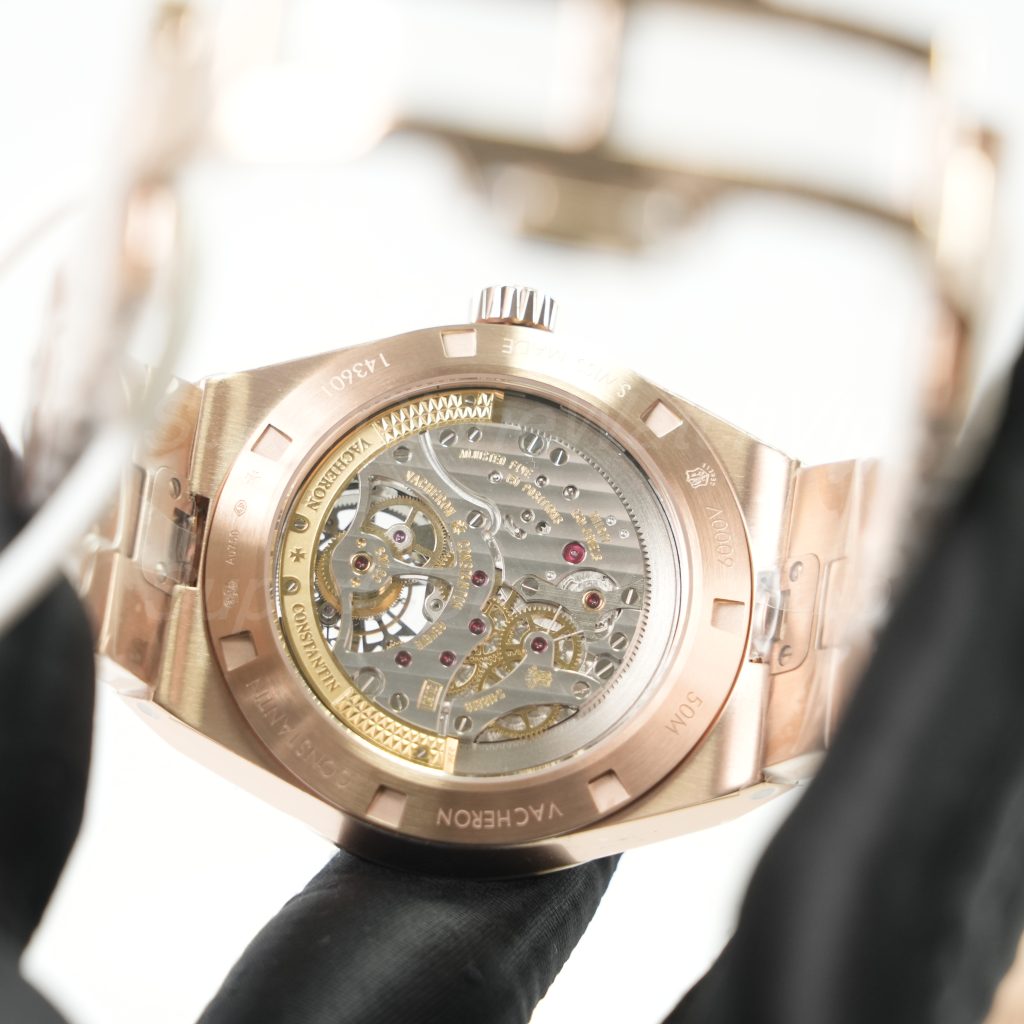 Vacheron Constantin Tourbillon 6000V Blue Dial Rose Gold 42.5mm Replica Watches - 7-330-scaled