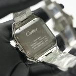 Cartier-Santos-WSSA0037-Black-Dial-Black-Bezel-39.8mm Replica Watches - 7-344-scaled