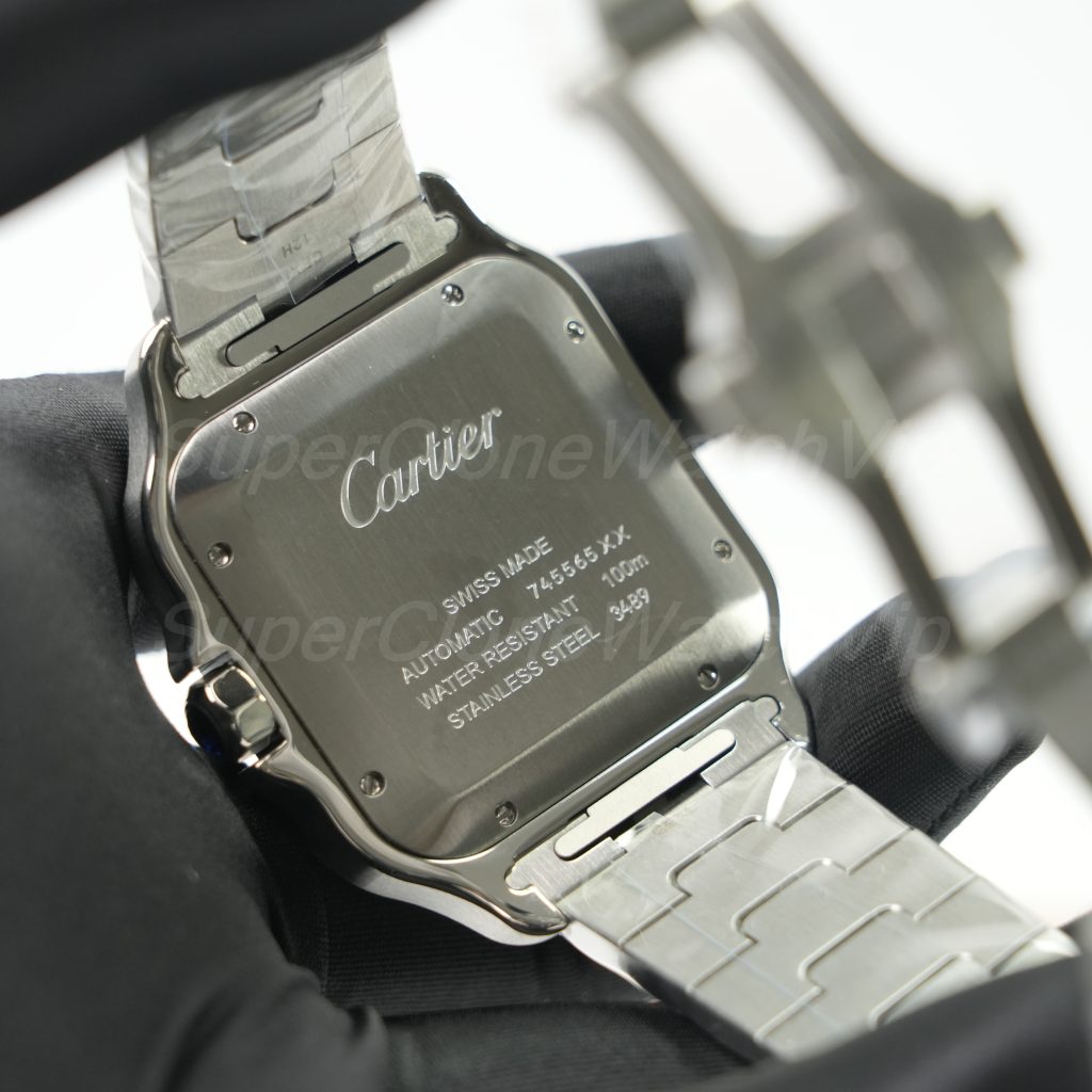 Cartier-Santos-de-Cartier-WSSA0013-Gradient-Blue-Dial-39.8mm Replica Watches - 7-346-scaled