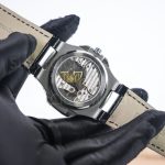 Patek-Philippe-Nautilus-5712-Blue-Dial-Leather-Strap-40mm Replica Watches - 7-362-scaled