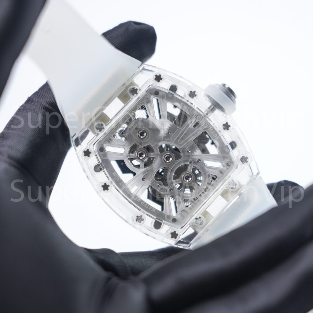 The Art of Transparency: Richard Mille RM 12-01 Sapphire Tourbillon Replica Watches - 7-374-scaled