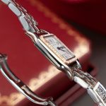 Cartier-Panthere-WSPN007-White-Dial-Two-Tone-Rose-Gold-Zircon-27x37mm Replica Watches - 8-119