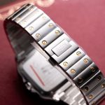 Cartier-Santos-W2SA0016-White-Dial-Two-Tone-Yellow-Gold-35.1mm Replica Watches - 8-122