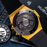Hublot-Big-Bang-Yellow-Ceramic-Skeleton-Dial-441.CY.471Y.RX-44mm Replica Watches - 8-150