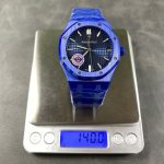 Audemars-Piguet-Royal-Oak-15500-Blue-Ceramic-Blue-Dial-41mm Replica Watches - 8-17
