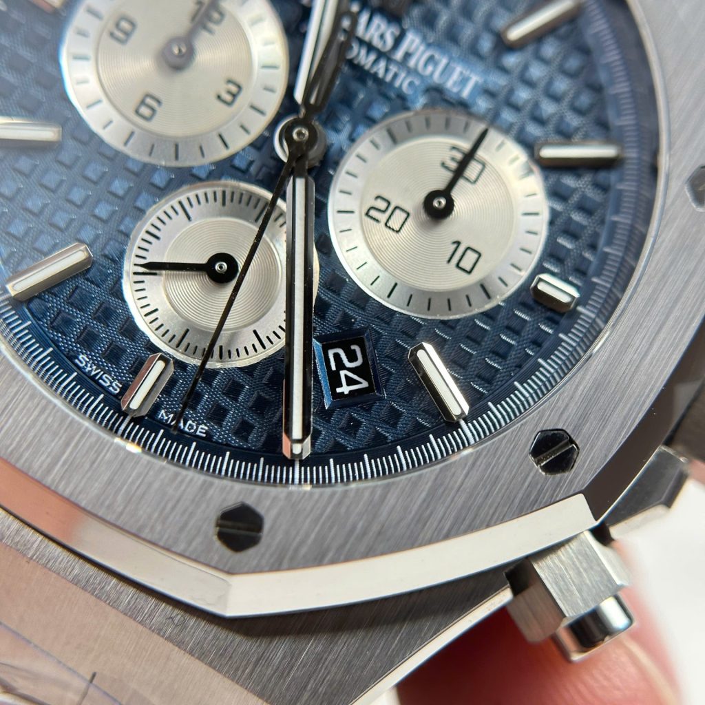 Audemars Piguet Royal Oak Chronograph 26331 Blue Dial 41mm Replica Watches - 8-27