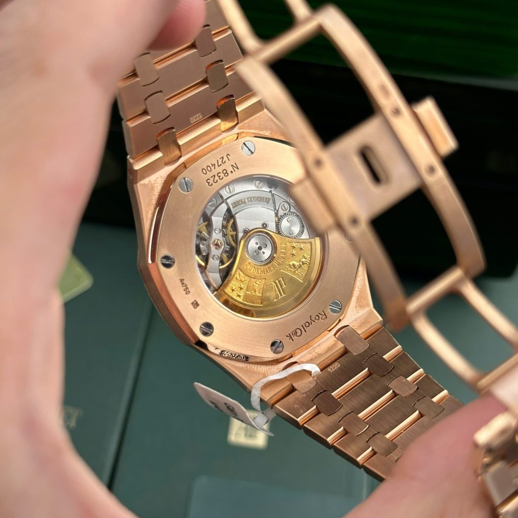 Audemars-Piguet-Royal-Oak-15400OR-AUDOMARS-PROJECT-Rose-Gold-Black-Dial-41mm Replica Watches - 8-3