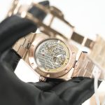 Vacheron Constantin Tourbillon 6000V Blue Dial Rose Gold 42.5mm Replica Watches - 8-304-scaled