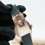 Rolex-Sky-Dweller-Dark-Rhodium-Dial-Rose-Gold-Case-Rubber-Strap-42mm Replica Watches - 8-333-scaled