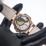 Patek-Philippe-Nautilus-5712R-Brown-Dial-Rose-Gold-Leather-Strap-40mm Replica Watches - 8-335-scaled