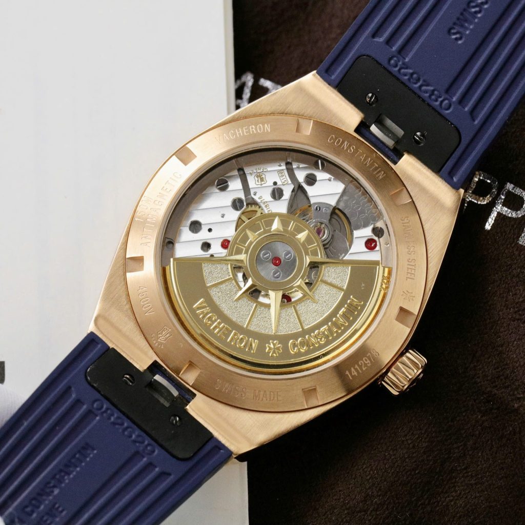 Vacheron Constantin Overseas 4500V Blue Dial Gold Wrapped 41mm Replica Watches - 8-89