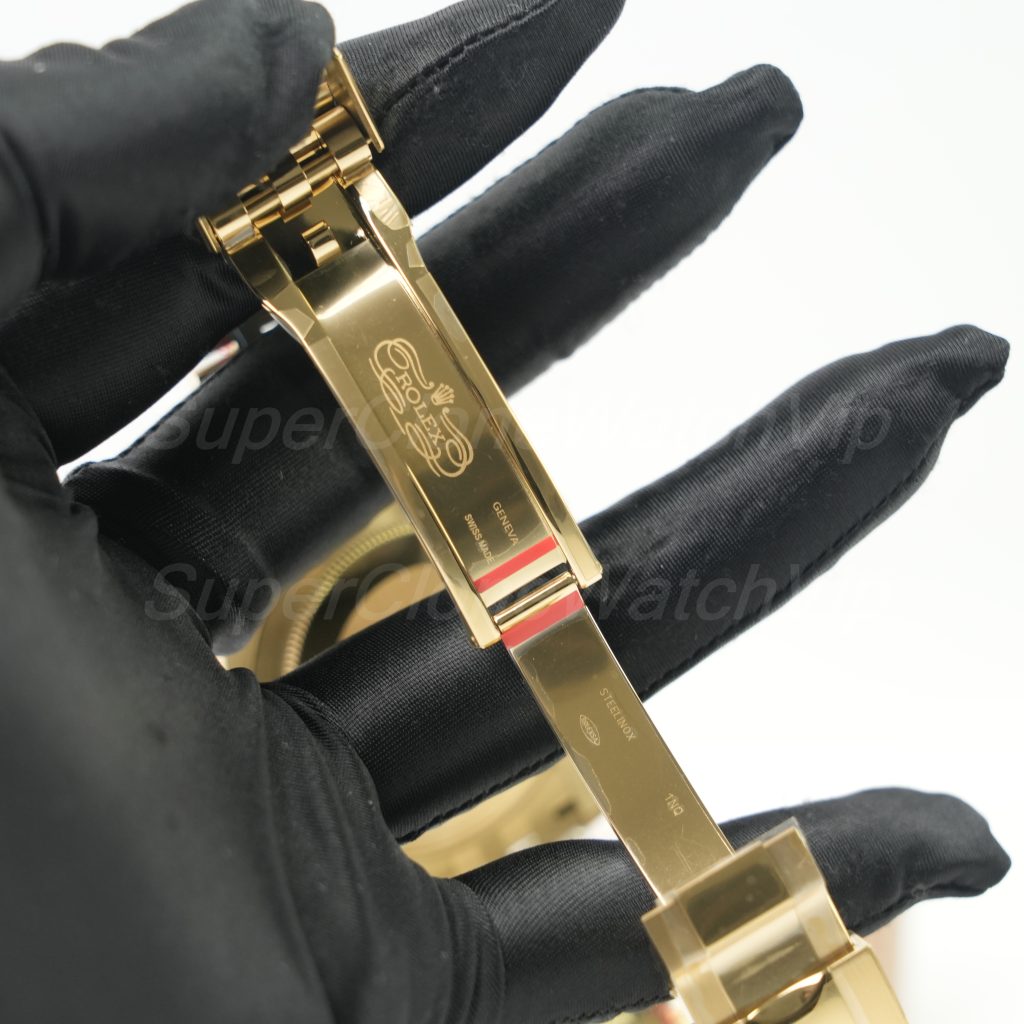 Rolex GMT-Master II 126718GRNR Yellow Gold Tiger Iron Dial Jubilee (2025) Replica Watches - 9-191-scaled