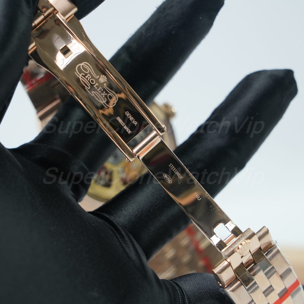 Rolex-Land-Dweller-127335-White-Dial-Rose-Gold-36mm Super Clone Watches - 9-213-scaled