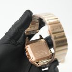 Cartier-Santos-WGSA0018-White-Dial-Rose-Gold-39.8mm Replica Watches - 9-264-scaled