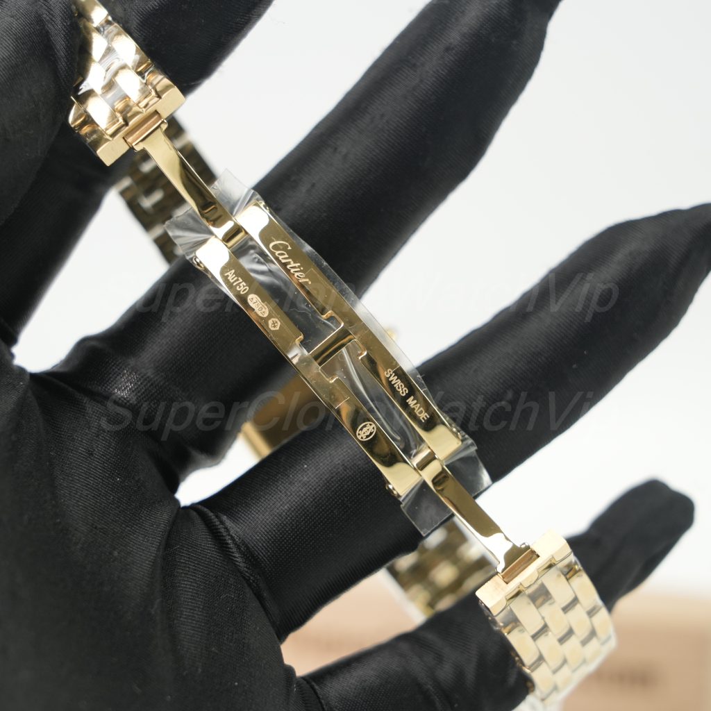 Cartier-Panthere-WGPN0059-White-Dial-Gold-30mm Replica Watches - 9-267-scaled