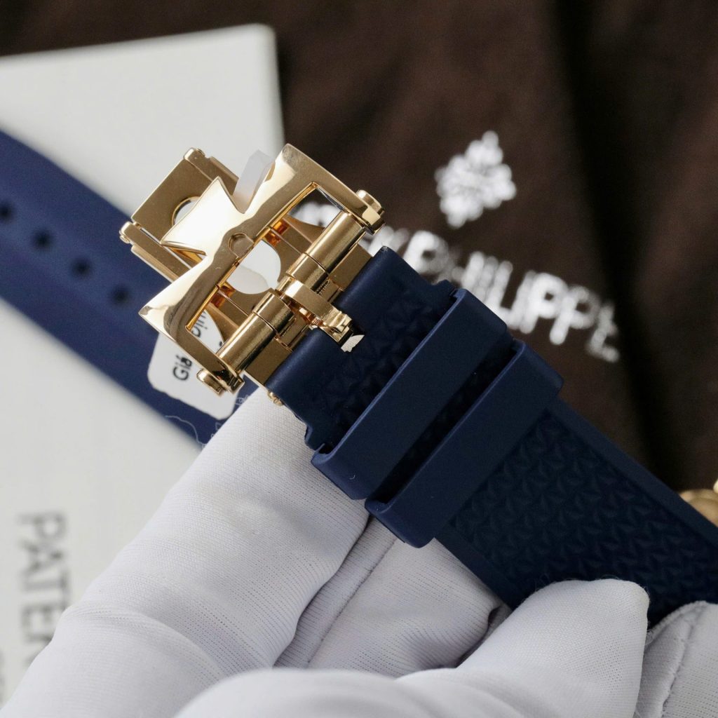 Vacheron Constantin Overseas 4500V Blue Dial Gold Wrapped 41mm Replica Watches - 9-63