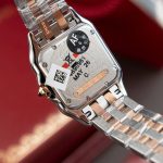 Cartier-Panthere-WSPN007-White-Dial-Two-Tone-Rose-Gold-Zircon-27x37mm Replica Watches - 9-89