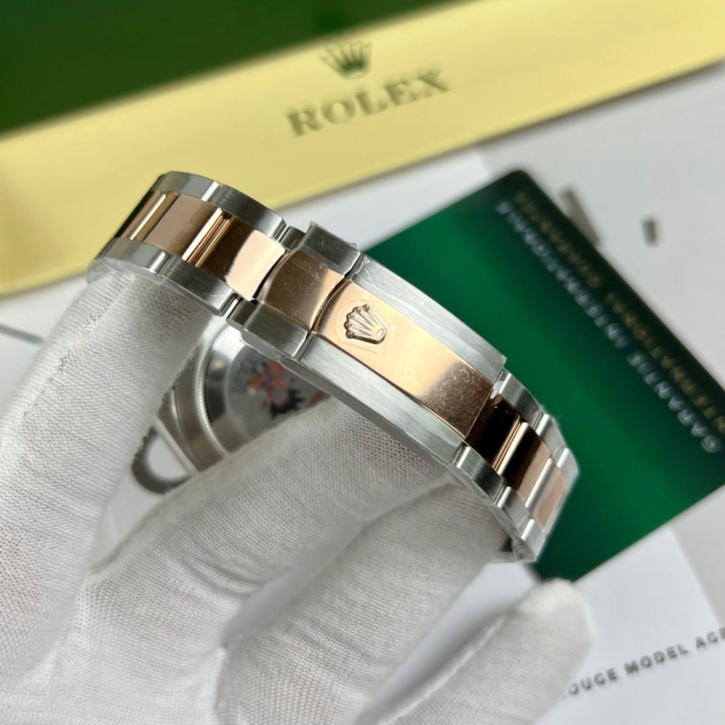 Rolex-Datejust-126331-Brown-Dial-Rose-Gold-Steel-41mm Super Clone Watches - 9-98