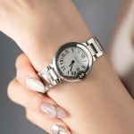 Cartier Ballon Bleu steel strap 28mm 10