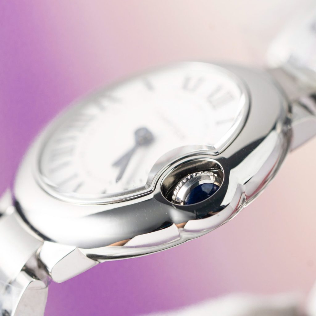 Cartier Ballon Bleu steel strap 28mm 7