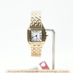 Cartier Panthere WGPN0059 White Dial Gold 30mm Replica Watch