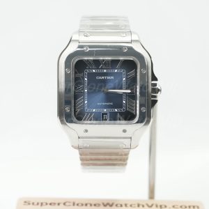 Cartier Santos De Cartier Gradient Blue Dial WSSA0013 39.8mm Replica Watch
