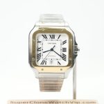 Cartier Santos De Cartier White Dial W2SA0009 39.8mm Replica Watch