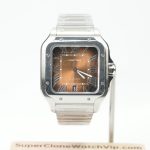 Cartier Santos Gradient Brown Dial WSSA0064 39.8mm Replica Watch