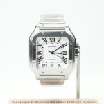 Cartier Santos White Dial WSSA0018 39.8mm Replica Watch