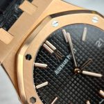 Dong Ho Audemars Piguet Royal Oak 15500OR Boc Vang Hong Day Da Den 41mm 5