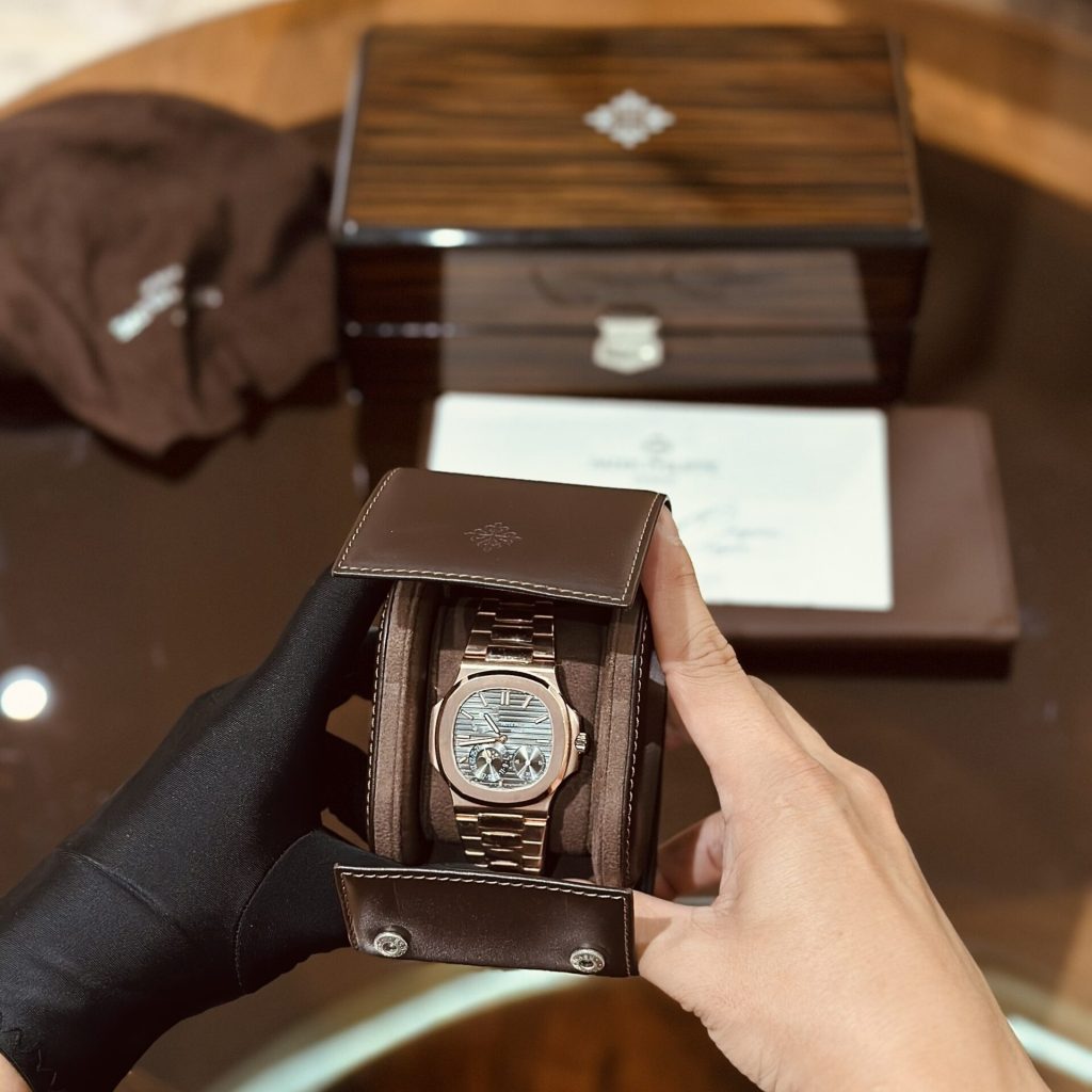 Dong Ho Patek Philippe Nautilus 5712R Che Tac Boc Vang Hong GRF 40mm 1