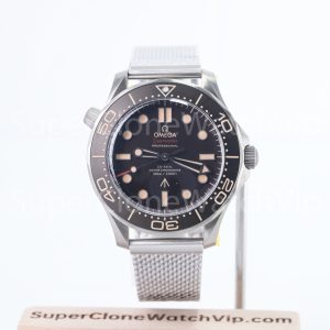 Omega Seamaster 007 Edition 210.90.42.20.01.001 Grey Titanium Mesh 42mm Replica Watch