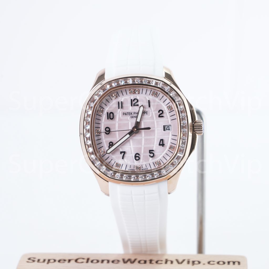 Patek Philippe Aquanaut 5268R Pink Mother Of Pearl Rose Gold 38.8mm Replica Watch