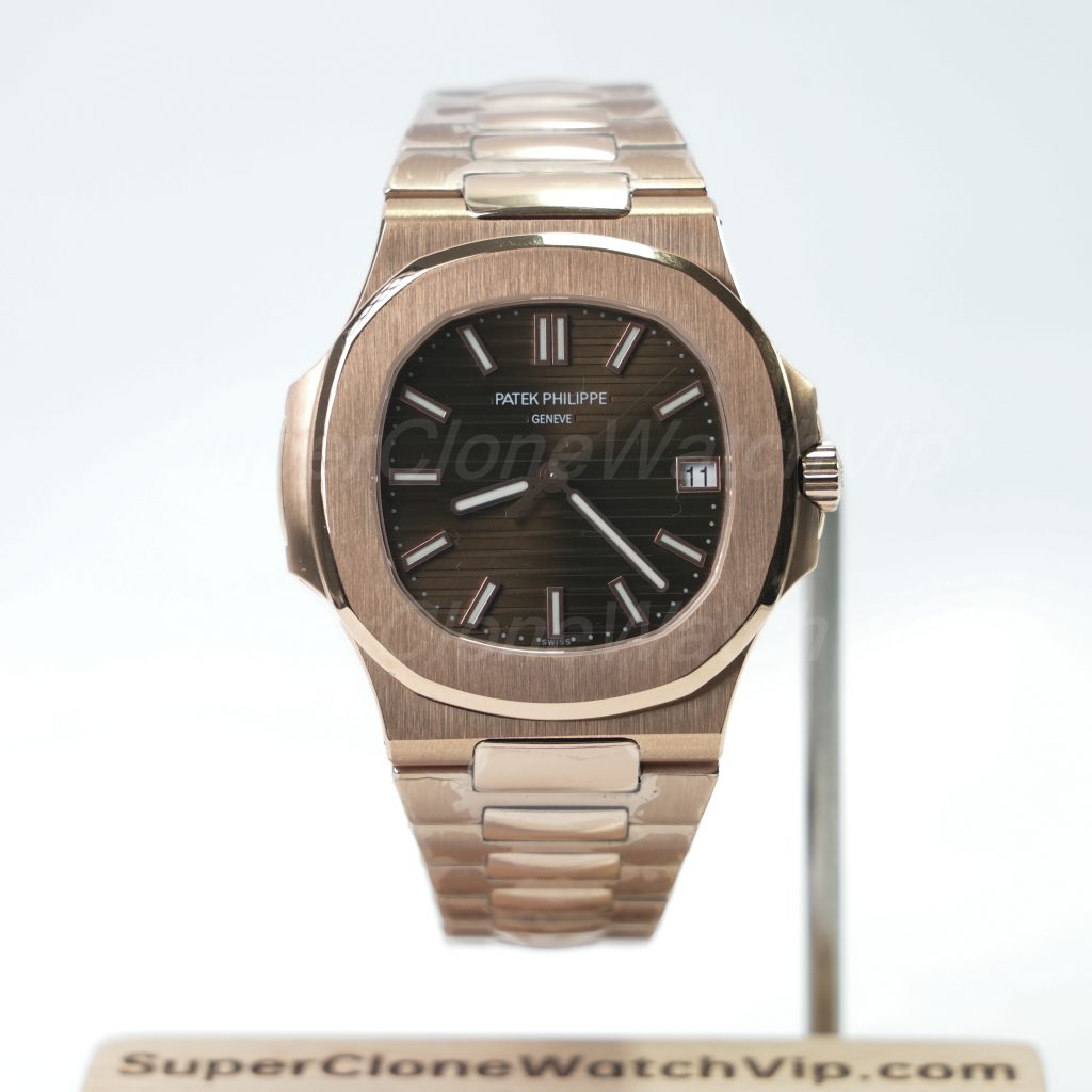 Patek Philippe Nautilus 5711 Brown Rose Gold 40mm Replica Watch